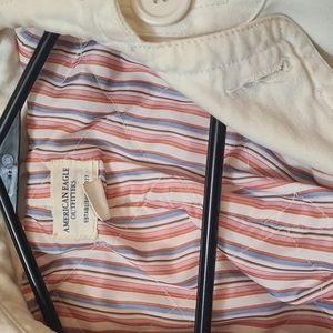 Creme lightweight jacket